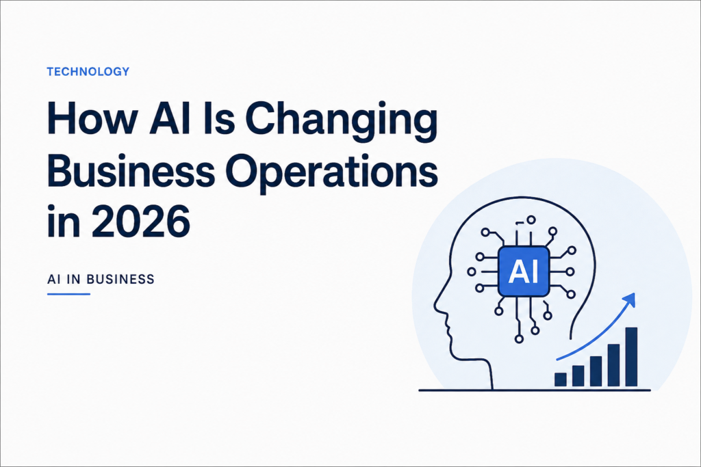 How AI Is Changing Business Operations in 2026